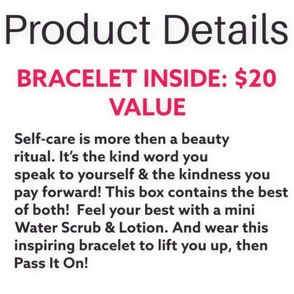 PINK -Kind Words Project, Water Scent Gift Box! LIMITED EDITION! - Picture 7 of 16